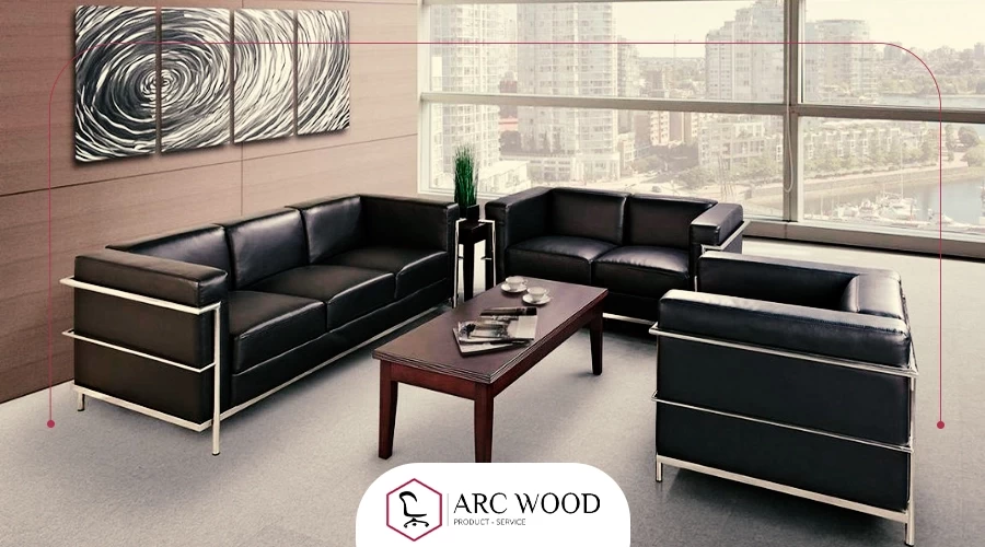 Leather sofas for offices