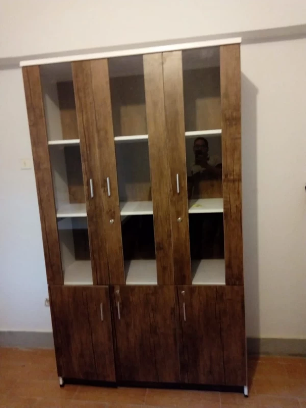 Wooden file cabinet - dark brown - 40*80*200 m image