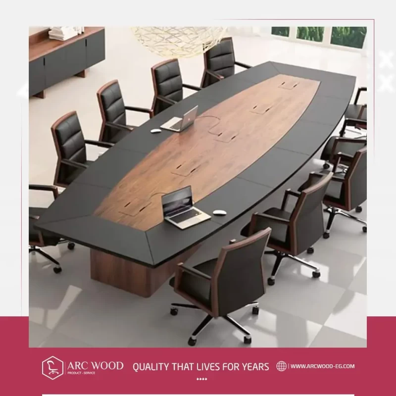 MODERN MEETING TABLE, 2 COLORS, 180*100*75 CM image