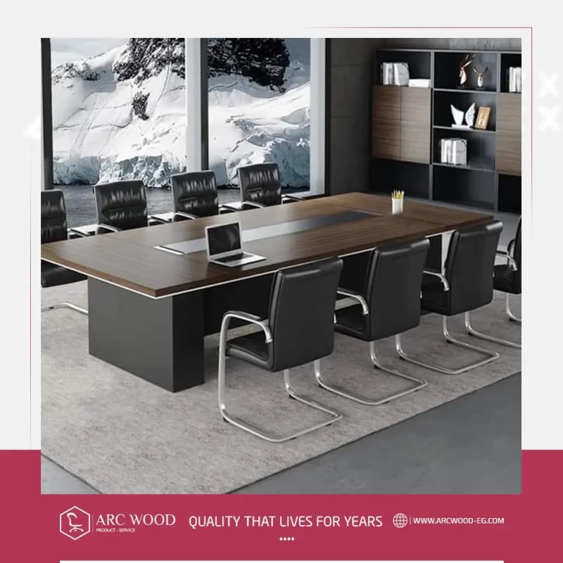 MODERN MEETING TABLE, 2 COLORS, 240*120*75 CM image